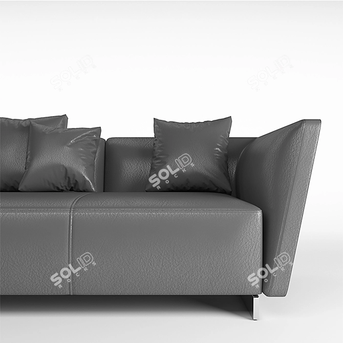 Luxury Seymour Lounge Sofa 3D model image 3