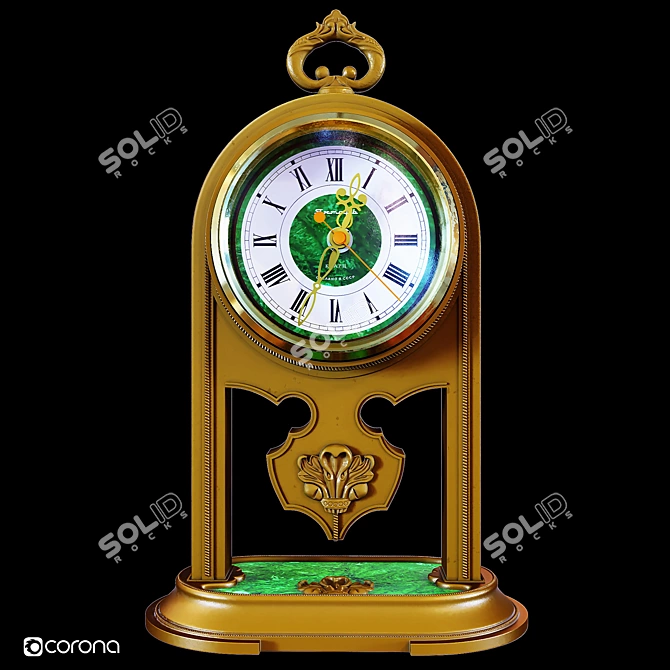 Vintage "Yantar" USSR Watch 3D model image 1