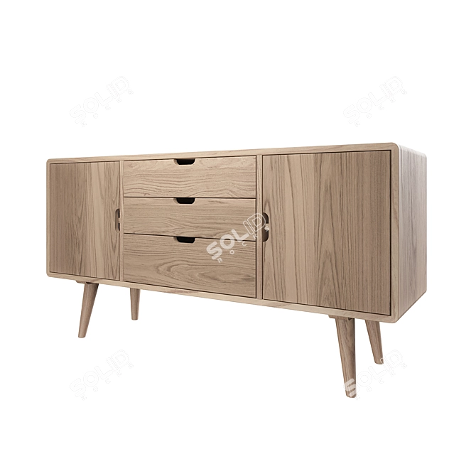 Jackson N2 Chest of Drawers 3D model image 1