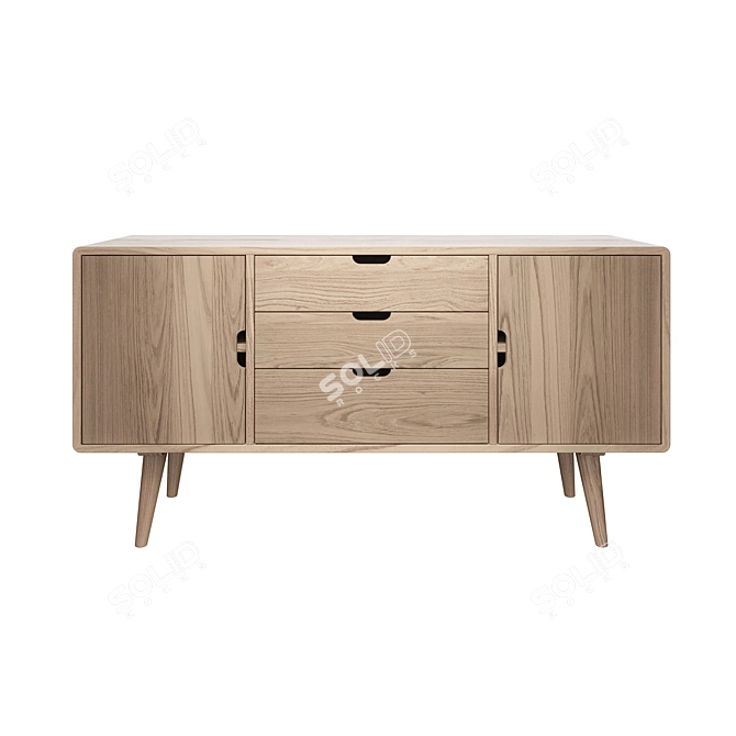 Jackson N2 Chest of Drawers 3D model image 2