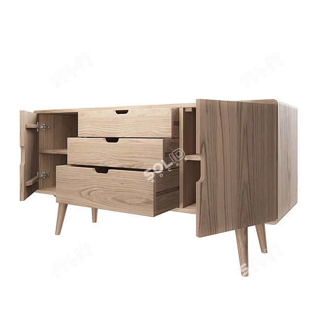 Jackson N2 Chest of Drawers 3D model image 3