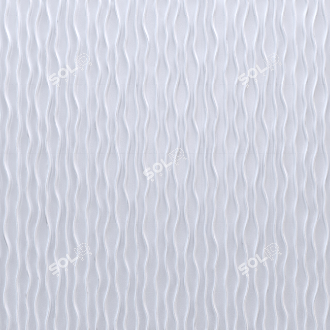 3D Gypsum Wall Panels STEMS 3D model image 2