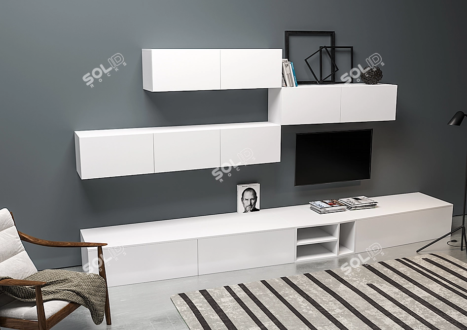 Designer Living Room Furniture Diamond 3D model image 3