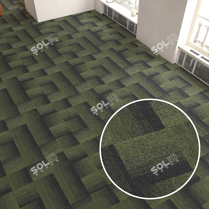 Carpet Covering 220 - High-Quality Flooring Solution  Transform Your Space Instantly! 3D model image 1