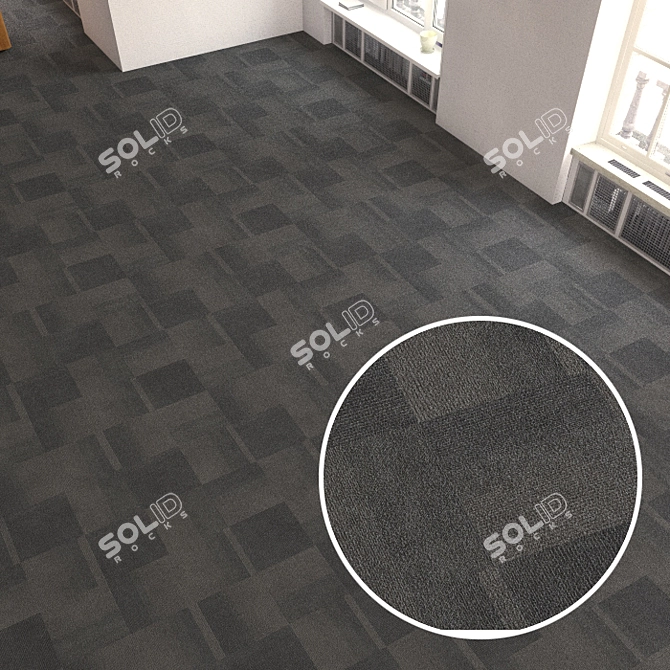 Interface Carpet Tile Collection 3D model image 1
