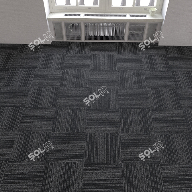 Title: SoftShade Carpet Tiles 3D model image 2