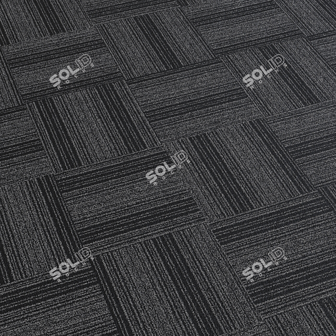 Title: SoftShade Carpet Tiles 3D model image 3