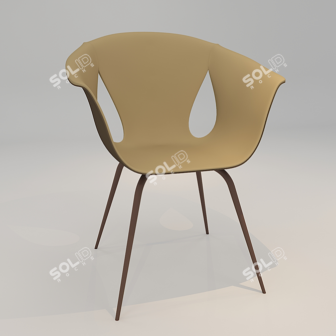 Modern Arm Chair 3D Model 3D model image 1