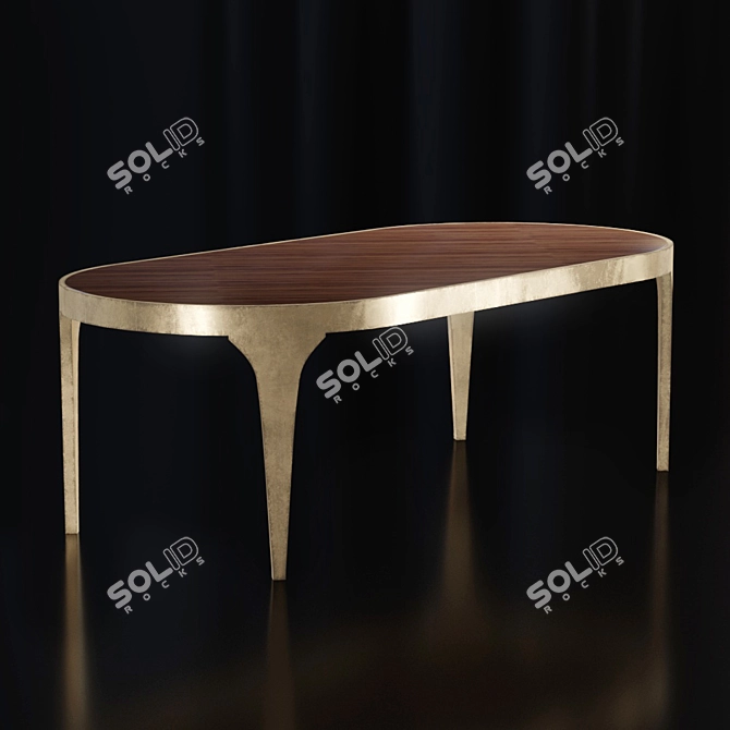 Modern Charles Table | L'Origine Furniture 3D model image 1