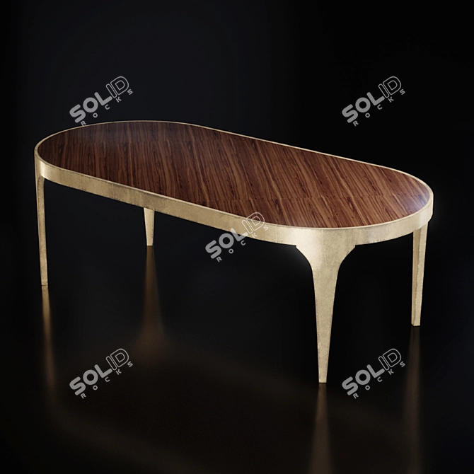 Modern Charles Table | L'Origine Furniture 3D model image 2