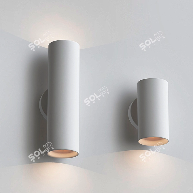 Glowing Delight: Bra Lamps 3D model image 1