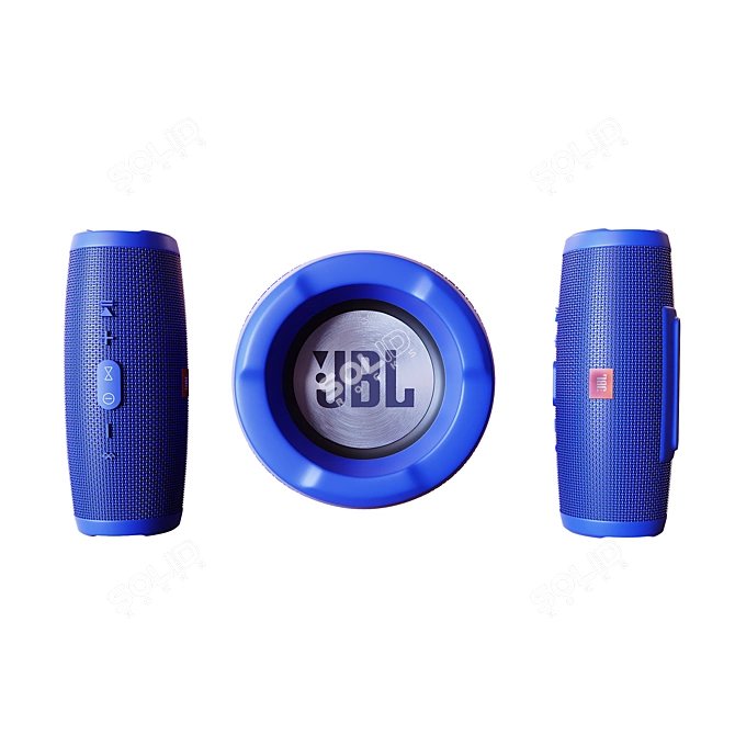 JBL Charge 3 Portable Speaker 3D model image 1