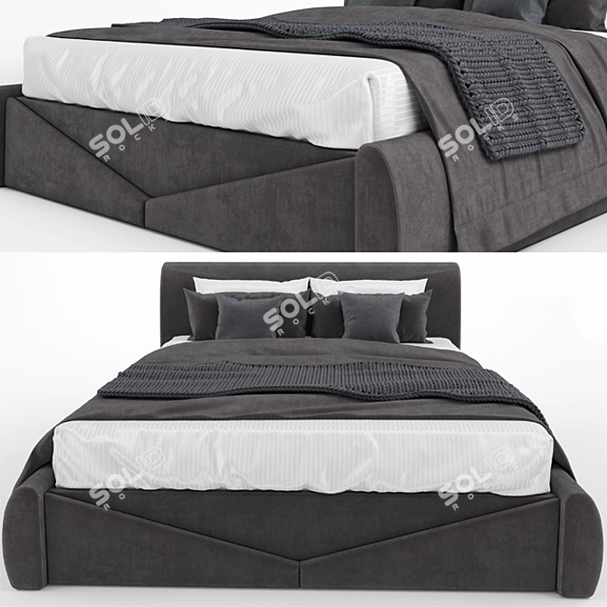 SMANIA Brando Glass Pendant Light 3D model image 1