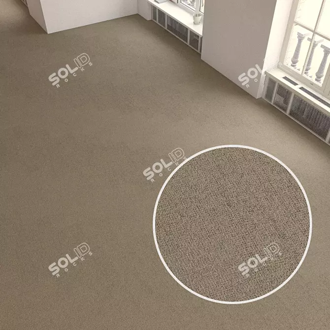 Interface Carpet Tiles 3D model image 1