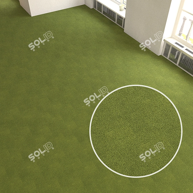 Title: Seamless Carpet Tiles: High-Resolution Textures 3D model image 1