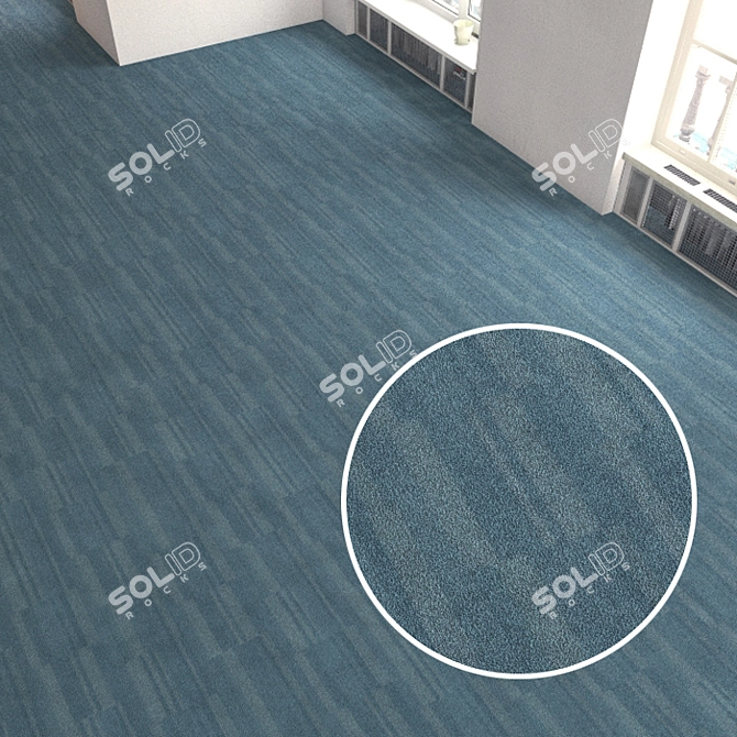 Title: Seamless Carpet Tiles - High Resolution Texture 3D model image 1