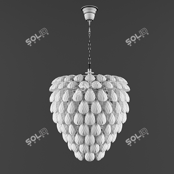 Modern Loft Chandelier 9260 3D model image 2