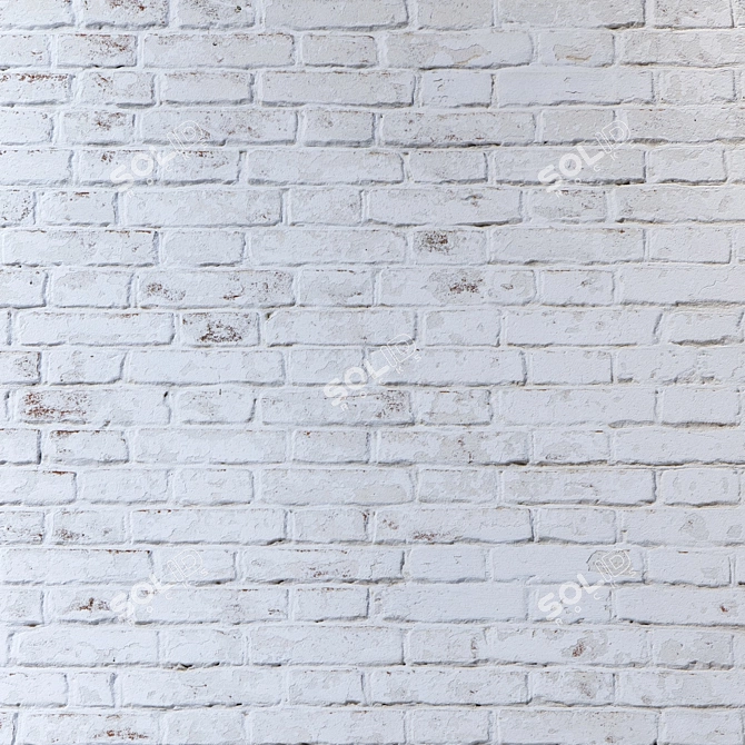 Seamless 4K Brick Texture 3D model image 3