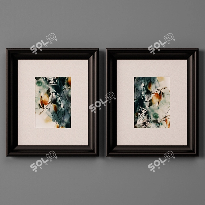 Title: Assorted Artworks Set - 7 Pieces 3D model image 3