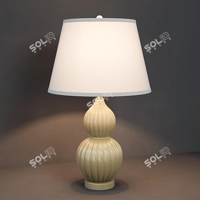 Elegant Kira Table Lamp: Stylish Illumination Solution 3D model image 1