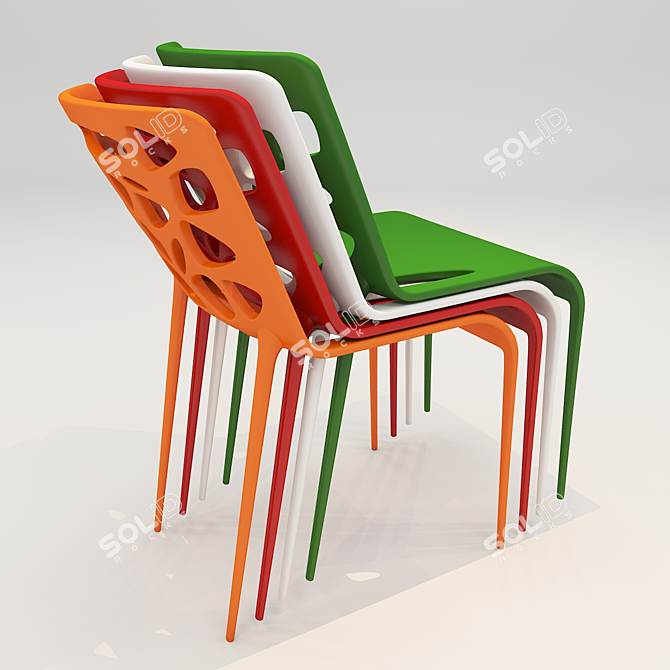 Marco Chair: Comfortable Furniture 3D model image 2