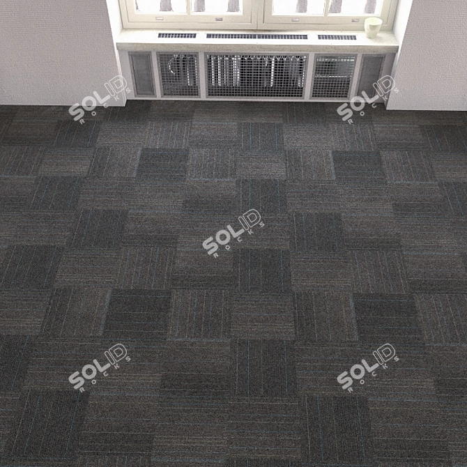 Interface Carpet Tiles: Seamless High-Resolution Texture Collection 3D model image 2