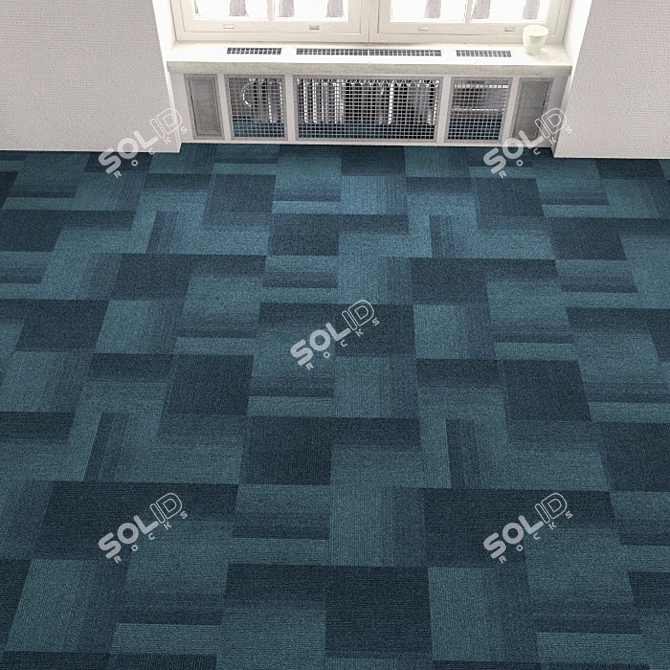 SoftStep Carpet Tile 3D model image 2