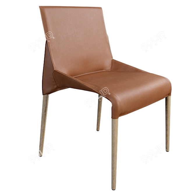 Poliform Seattle Chair - Modern Elegance 3D model image 1