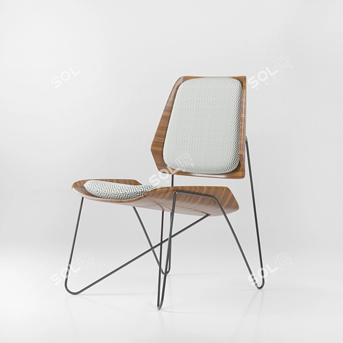 Modern Style Chair 3D model image 1