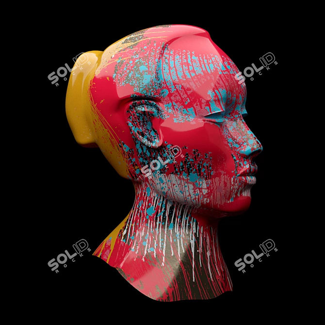 Modern Lionel Smit Inspired Sculpture 3D model image 1