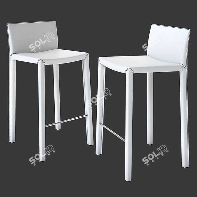 Bonaldo Mirtillo: Modern Chair with Italian Charm 3D model image 1