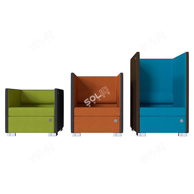 Single Sofa: Kulik System 3D model image 1