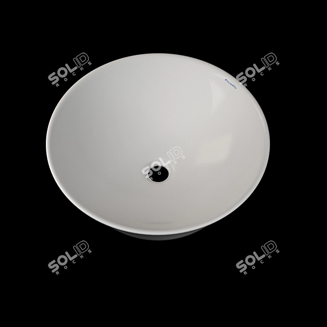 Elegant Piccadilly GA-4011 Washbasin 3D model image 1