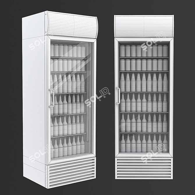 Chilled Drinks Fridge 3D model image 2