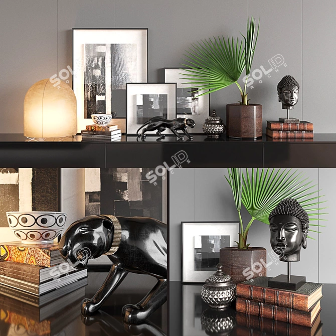 Title: Dharma Decor Set 3D model image 1