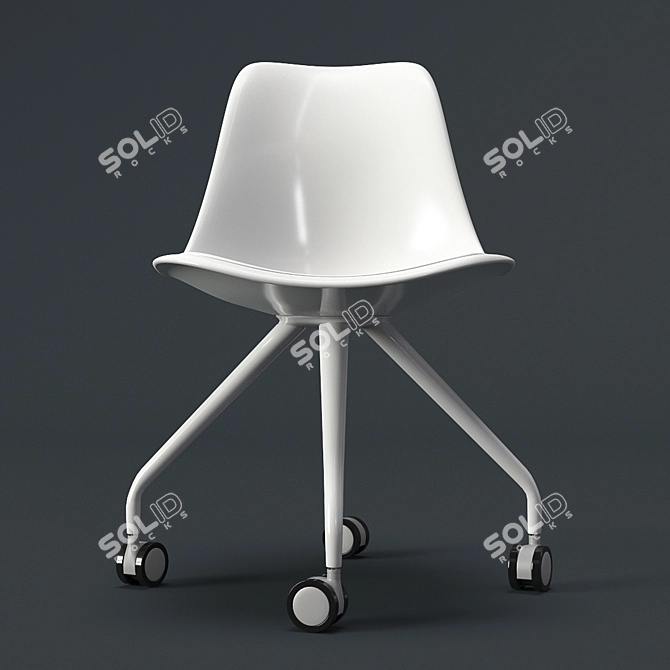 ErgoForm Office Chair 3D model image 1