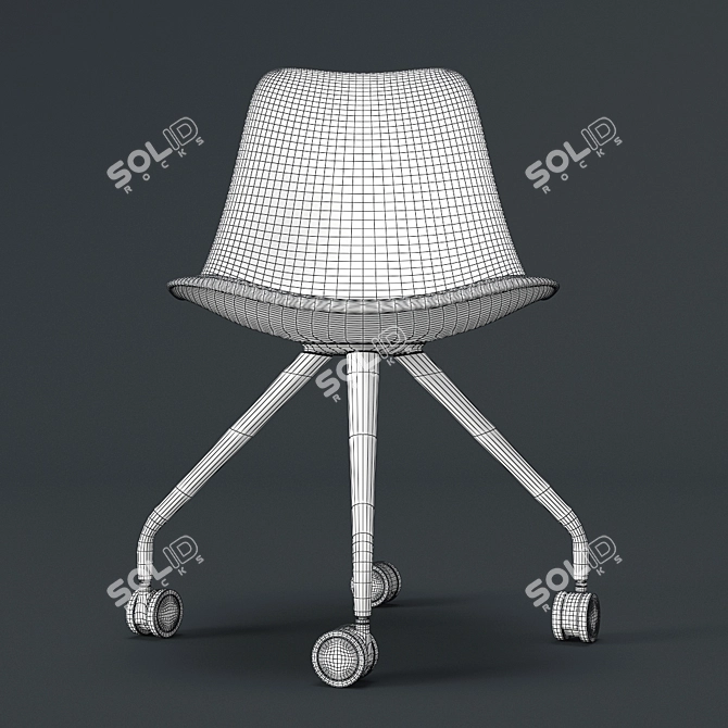 ErgoForm Office Chair 3D model image 2