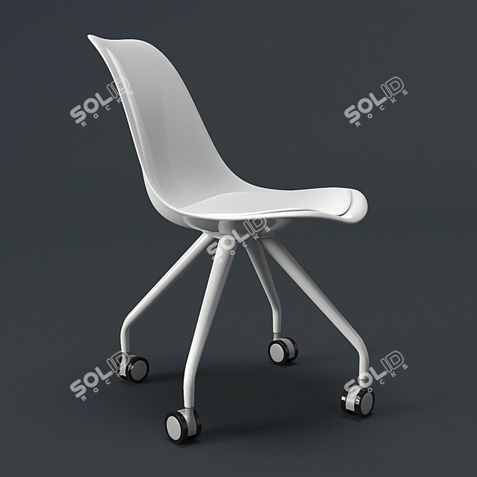 ErgoForm Office Chair 3D model image 3