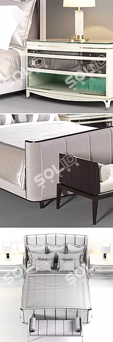 2012 Version Bed - Stunning Design 3D model image 3