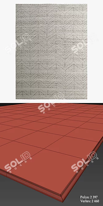 Restoration Hardware Rugs Collection 3D model image 3