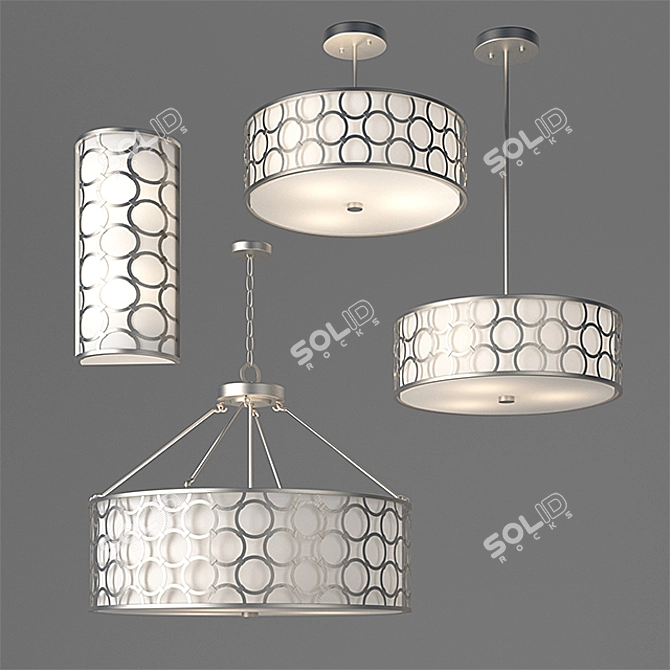 Elegant Triona Lighting Collection 3D model image 1