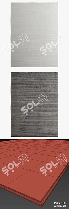 Restoration Hardware Rugs 92: Elegant and Timeless Designs 3D model image 3