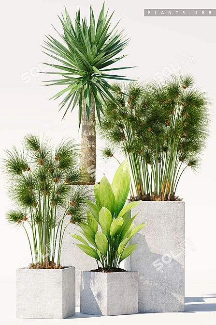 EcoGreen Plants 188: 3D Models & FBX 3D model image 2