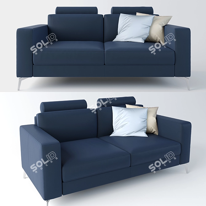 Modern Amadeo Sofa by Chateau d'Ax 3D model image 1