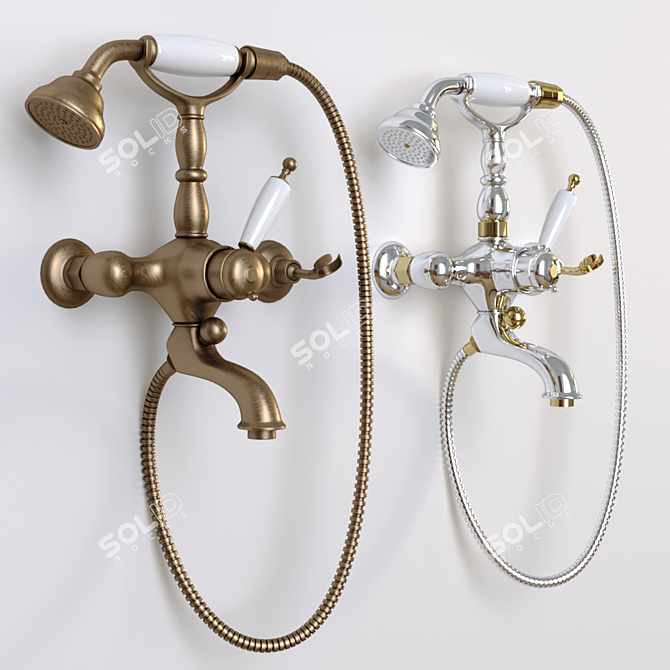 Migliore Oxford Shower Mixer 3D model image 1