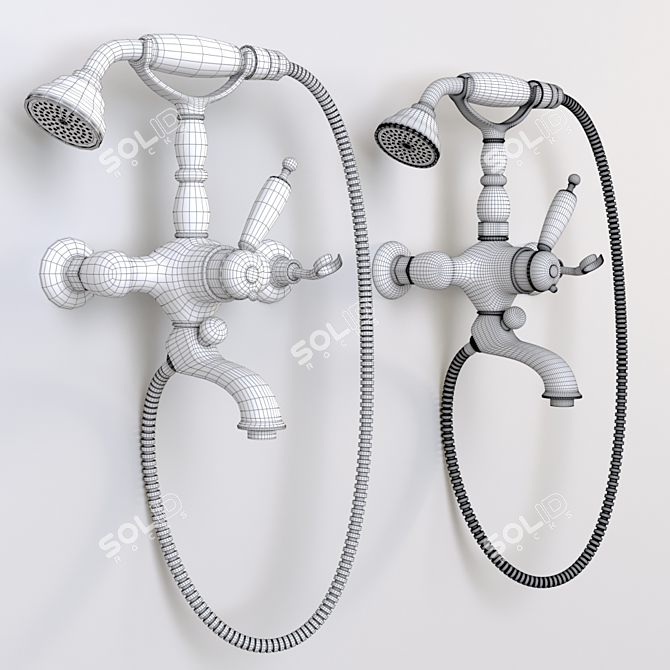 Migliore Oxford Shower Mixer 3D model image 3