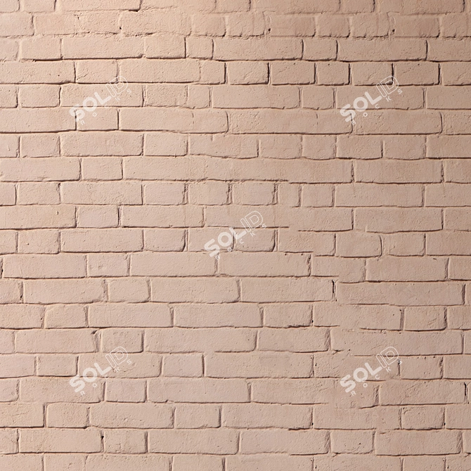 Title: Seamless Bricklaying Texture in 4K 3D model image 3