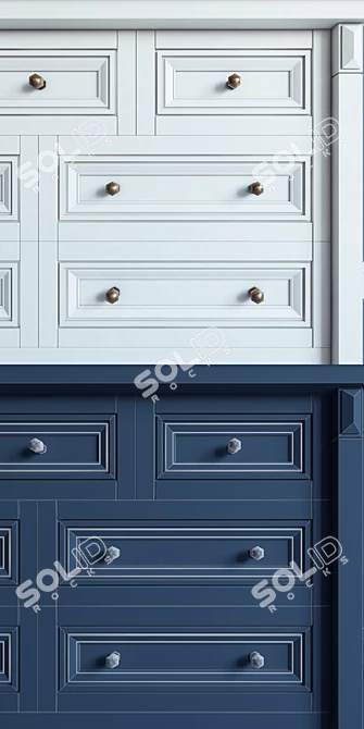 Custom 3D Dresser | Modern Design 3D model image 3