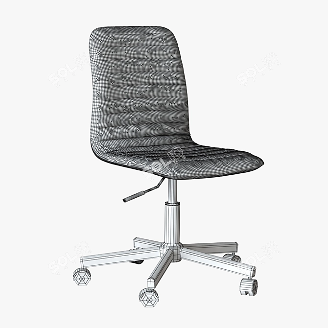 ABILDHOLT Office Chair: Sleek and Stylish 3D model image 3