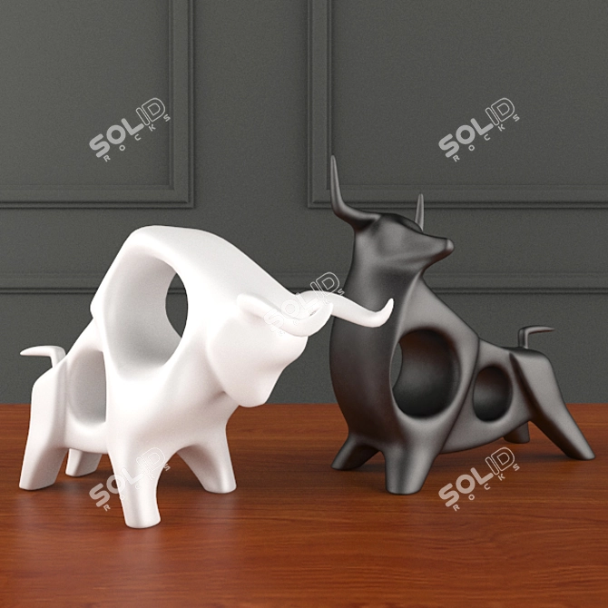Cera Bull: Unleash Your Inner Beast 3D model image 2